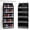 Black, variant on ZKSNART 5-Tier Hanging Thread Holder with PVC Window & Side Pocket,Black