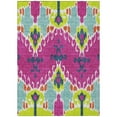 thumbnail image 2 of Addison Rugs Chantille Indoor/Outdoor Transitional Ikat Pink Washable Rectangle Rug, 2'6" x 3'10", 2 of 6