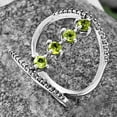 thumbnail image 4 of Natural Peridot 925 Sterling Silver Ring s.8 Jewelry DGR1126_A_8 R-1247, 4 of 7