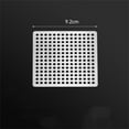 thumbnail image 1 of MYG Stainless Steel Square Bathroom Shower Sink Strainer Drain Hair Filter Cover, 1 of 9