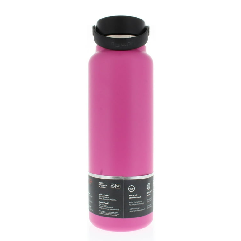 Hydro Flask Wide Mouth Water Bottle with Flex Cap 40oz/1.18 Liter