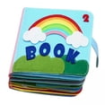 thumbnail image 1 of 2x Libros silenciosos niñas Libro para Libro de tela suave al y al Hugo Libros de fieltro 3D para niños pequeños, 1 of 10