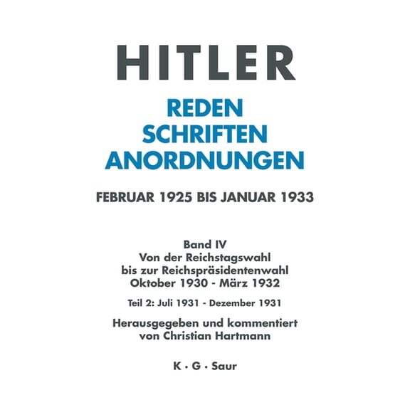 Juli 1931 - Dezember 1931, (Hardcover)