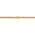 thumbnail image 4 of 14K Yellow Gold 2.4mm Flat Anchor Chain 24 Inch, 4 of 6