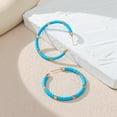 thumbnail image 4 of Aretes de aro Yuyangstore de cerámica suave 5.5 cm Azul, 4 of 8