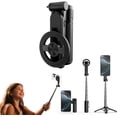 thumbnail image 1 of Magnetic Pocket Selfie Stick, 4-in-1 Multifunctional 360° Rotation Magnetic Selfie Stick, 360° Rotation,Pocket Size,with Bluetooth Remote, for Video Recording, 1 of 8