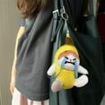 thumbnail image 6 of Crying Banana Cat Pendant Funny Novelty Toy Cute Meow Doll Keychain Sound Making Charm for Kids and Adults, 6 of 9