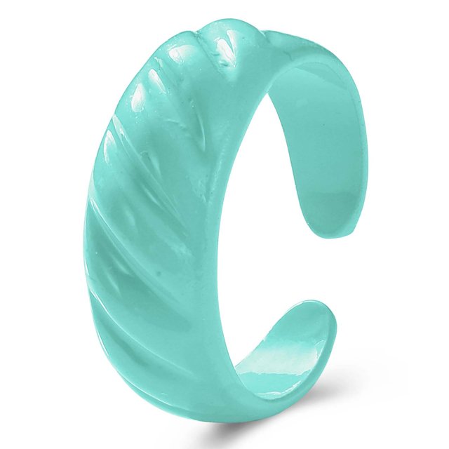 EGNMCR Bagues en Résine, Bagues en Acrylique Mignonnes et Tendance, Bagues Colorées en Strass, Bijoux, Torchons