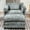 DARK GREY, variant on S-HOME Ergonomic Oversized Boucle Indoor Sofa Bed with Deep Cushions and Thick Armrests, for Living Room and Bedroom, Beige