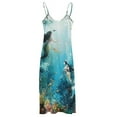 thumbnail image 5 of Mermaid Glitter Fish Scale Girls Sleeveless Dress Women's Luxury Party Dress Birthday Dresses for Women, 5 of 7