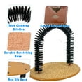 thumbnail image 2 of Perfect Cat Self Grooming Arch Post & Toy with Bristle and Catnip For Scratching, Brushing, and Massaging - Cat Grooming Arch - 5 Star Super Deals, 2 of 8
