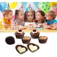 thumbnail image 4 of Casewin 1000 Pieces Mini Paper Baking Cups Cupcake Liners Chocolate Paper Candy Cups Muffin Wrappers for Jubilee Party Birthday Celebration, Brown, 4 of 7