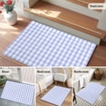 thumbnail image 6 of Area Rugs 2x3,Blue Gingham Check Non Slip Washable Rug Indoor Carpet Soft Floor Rugs for Home Living Room Bedroom Dining Room Office, 6 of 9