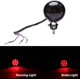 thumbnail image 2 of Luces traseras Rojo Verde 12v Motocicleta Luz de freno Led negra, 2 of 4