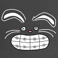 thumbnail image 2 of CafePress - Bunny Brace Maternity Dark T Shirt - Maternity Dark T-Shirt, 2 of 3