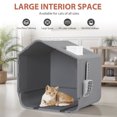 thumbnail image 3 of HomGarden Odor-Free Enclosed Cat Litter Box W/ Litter Scoop & Mat & Tray - Privacy and Easy Access, 3 of 10