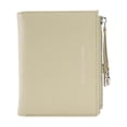 thumbnail image 2 of Cadorn PU Leather Card Holder Women's Fashion Short Wallet with Zip Pocket Casual Simple Style for Work Travel Shopping Grocery Essentials, 2 of 9