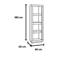 thumbnail image 5 of Librero Loira Roble Kessa Muebles 60 x 180 x 40 cm, 5 of 5