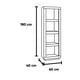 thumbnail image 5 of Librero Loira Roble Kessa Muebles 60 x 180 x 40 cm, 5 of 5