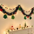 thumbnail image 4 of Lwlmwt Christmas Garland Set Illuminated LED Artificial Greenery Decor Suitable for Wall, Door, and Window Decorations, Christmas Decorations, 4 of 6
