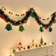 thumbnail image 4 of Cinta Decorativa Navideña | Guirnalda Navideña de Plástico Multicolor de 78,7 Pulgadas de Largo | Decoración Navideña con Temática de Papá Noel | Fondo para Mesa de Postres | Alegra El Ambiente Festi, 4 of 6