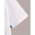 thumbnail image 4 of Camiseta informal de verano para hombre, con estampado en J, cuello redondo, manga corta, poliéster (no transparente). Camisas de verano., 4 of 5
