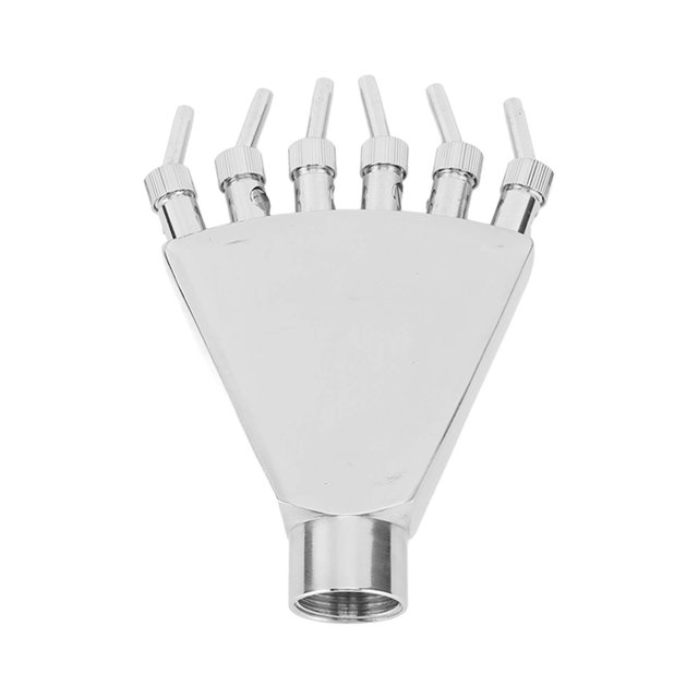 Fountain Nozzle, Phoenix Tail Shape Porous Diffusion Stainless Steel Fountain Water Spray Sprinkler Head For Hotel