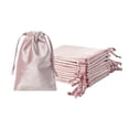 thumbnail image 1 of Bolsas de terciopelo con cordón QIANF, 12 unidades, 10 x 15 cm, color rosa, 1 of 9