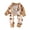 A, variant on Shadoumai Bear Stitching Four-Legged Dog dust-Proof Pants Rainy Day Waterproof Pants Spring and Summer pet Dog Coat Clothes(Lomi Brown-L)