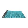 thumbnail image 2 of Ahgly Company Indoor Rectangle Abstract Light Blue Contemporary Area Rugs, 3' x 5', 2 of 4