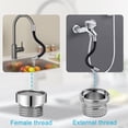 thumbnail image 3 of Tubo de extensión de espuma, extensión de grifo giratoria de 360°, tubo de grifo de cocina antisalpicaduras de extensión flexible universal ajustable adecuado para cocina y baño Lumten, 3 of 5