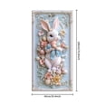 thumbnail image 3 of YWIYIUD 1PC Happy Easter Door Cover Easter Decorations, 71x35 Inch Easter Rabbit Eggs Door Banner Welcome Easter Banner Spring Theme Rabbit Door for Front Door Wall Indoor Outdoor Home Decor, 3 of 5