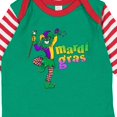 thumbnail image 4 of Inktastic Mardi Gras Jester Celebration Boys or Girls Long Sleeve Baby Bodysuit, 4 of 5