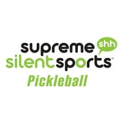 Supreme Silent Sports Pickleball Kit, 2 Durable Foam Handles and 2 Balls