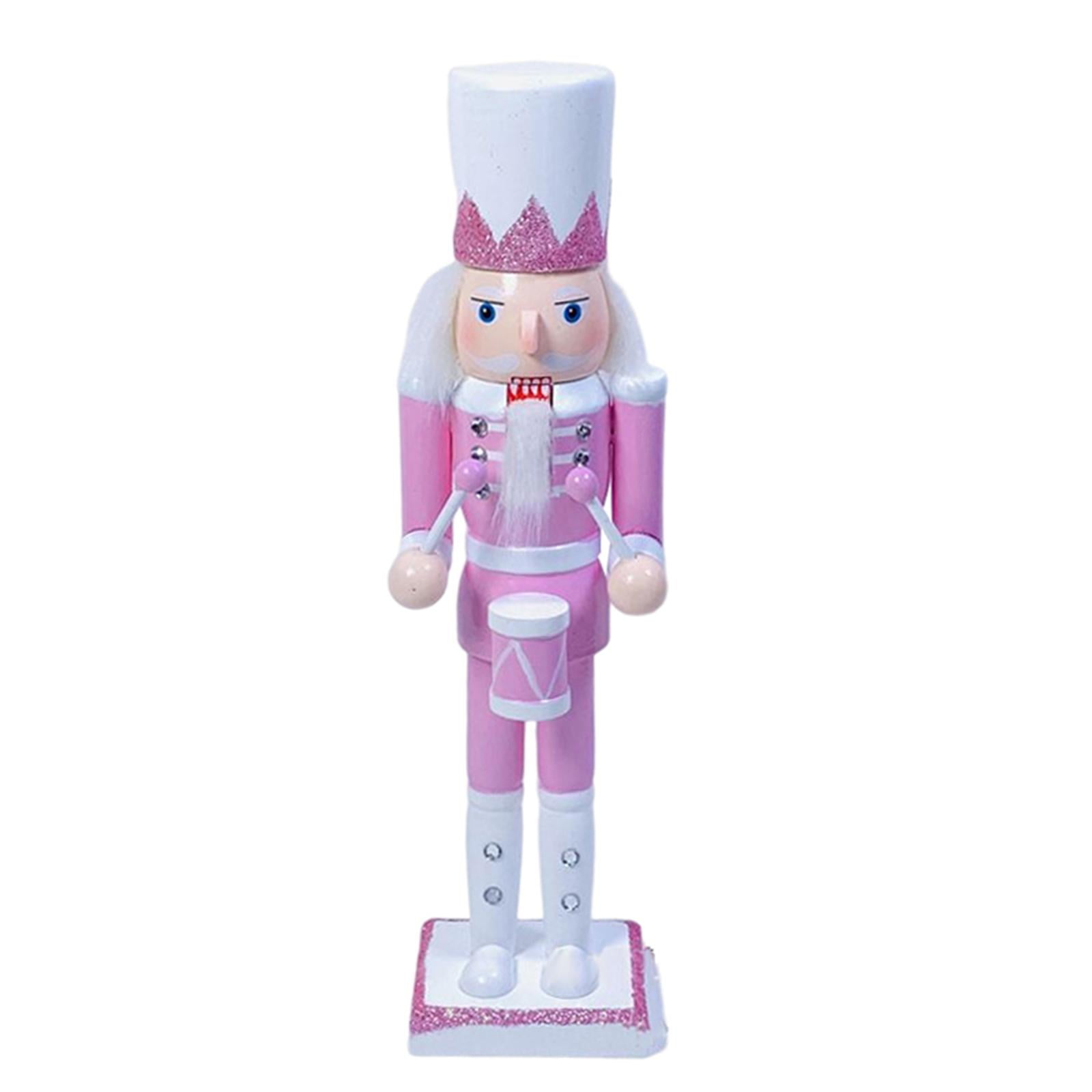 Nutcrackers Figures Festive Collectible Nutcracker for Festival Birthday Living with drum