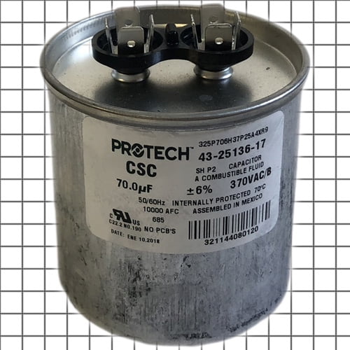 4310166629 OEM Rheem Upgraded Replacement Run Capacitor 70 uF 370