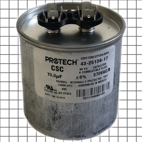 4310051029 OEM Rheem Upgraded Replacement Run Capacitor 70 uF 370