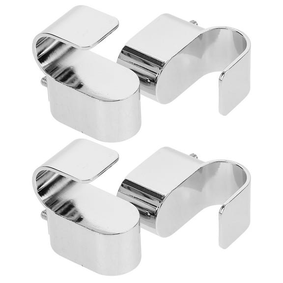 TABLETREANDS Closet Rod Brackets Towel Hanging 4Pcs 1.4X1.4X0.7In