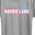 thumbnail image 3 of Barbie the Movie - Greetings from Barbie Land - Women's Short Sleeve Graphic T-Shirt, 3 of 5