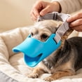 thumbnail image 2 of huayou Adjustable Duck Bill Dog Muzzle, Lightweight Pet Muzzle Prevent Barking Eating Garbage for Outdoor Use, 2 of 6