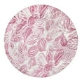 thumbnail image 3 of Unique Loom Blossom Collection Area Rug - Ocho (10' Round Fuchsia/Pink), 3 of 7