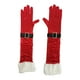 thumbnail image 2 of Guantes rojos navideños cálidos y cómodos, ideales para una fiesta de cóctel, un baile de máscaras o un disfraz de Halloween., 2 of 9