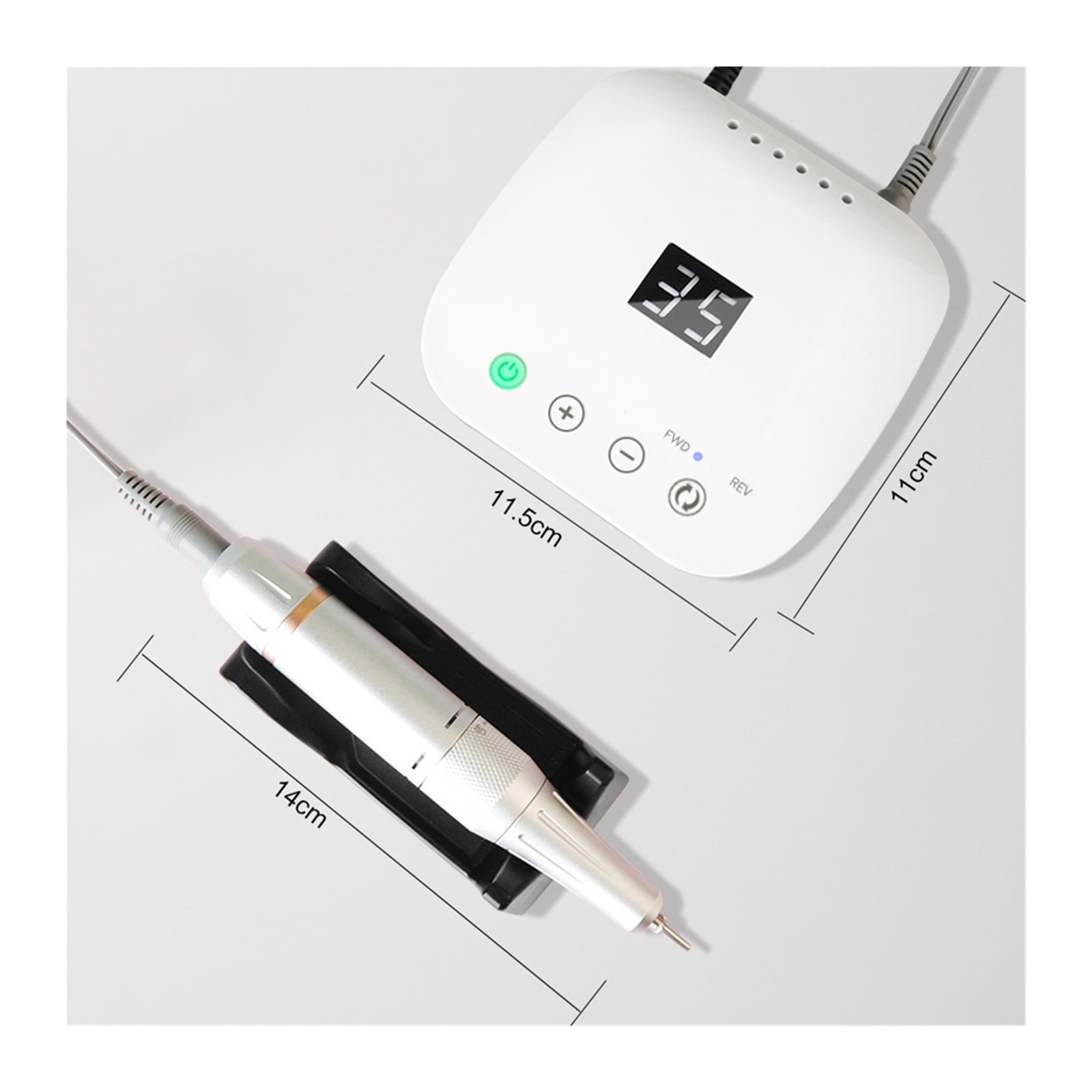 35000RPM Nail Drill Machine For Manicure, Electric Nail File With Touch Screen, Nail Sander Acrylic Milling Cutters, Nail Tools