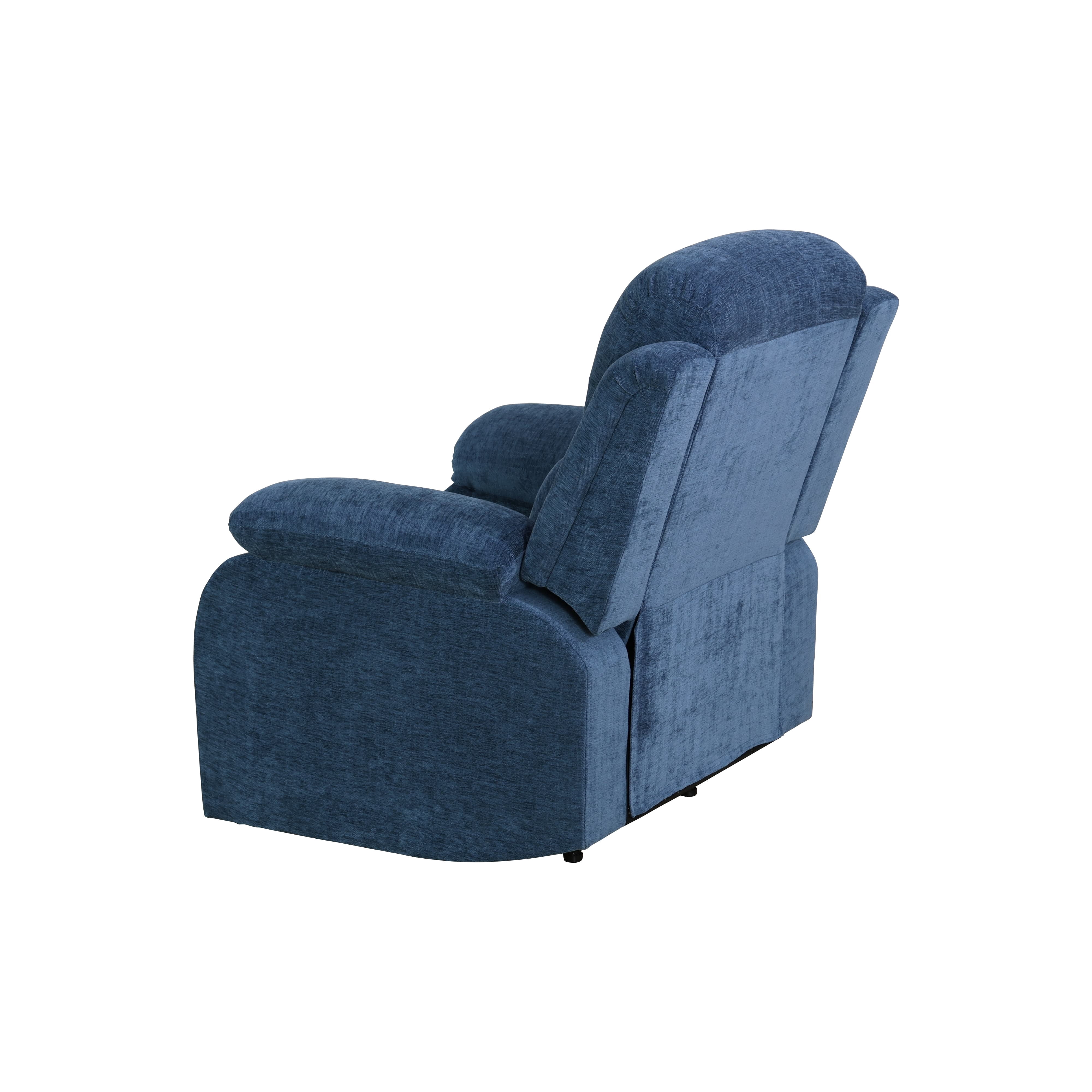 MAYEERTY Fabric Single Recliner Chair, Ergonomic Reclining Sofa with Adjustable Angle, for Living Room & Home Theater, Wear-Resistant
