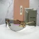 thumbnail image 1 of MIU MIU Sunglasses New MUA51S 5AK50K Authentic Gold Wrap 2025 Runway, 1 of 6