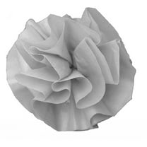 12 Car Limousine Wedding Decoration Pom Flower Deco-Puff - Silver-Gray