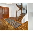 thumbnail image 5 of Ottomanson Non-Slip Hallway Runner Rug 1'10" x 7' Perfect for High Traffic Areas, Multi Stripes, 5 of 8
