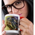 thumbnail image 2 of 3drose, New Jersey, Great Swamp Nwr. Eastern Painted Turtle - Us31 Jgl0039 - Jim Gilbert, 11oz Two-tone Red Mug, 2 of 6