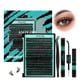 thumbnail image 1 of Kit de racimos de pestañas AMZGIRL LASH 320 piezas 60D DIY individual, 1 of 8