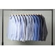 thumbnail image 5 of Camisa JEMITOP para hombre, manga larga, corte ajustado, a cuadros, azul marino, bronceado, L, 5 of 6